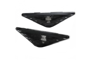 Πλαϊνά Φλας Φτερού Για Ford Focus 98-04 / Mondeo 00-07 Black/Crystal 2 Τεμάχια