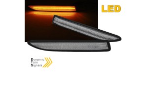 Πλαϊνά Φλας Φτερού Για Ford Mondeo Mk Iv (4) 07-14 Led Dynamic Clear 2 Τεμάχια