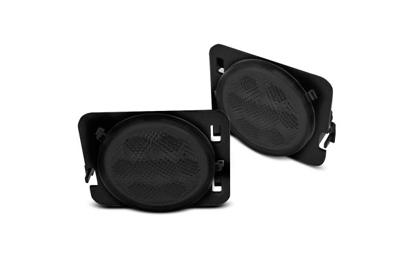 Πλαϊνά Φλας Φτερού Για Jeep Wrangler Jk 07-18 Φιμέ Led 2 Τεμάχια