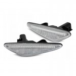 Πλαϊνά Φλας Φτερού Για Mazda 6 Atenza Gh 08-12, RX-8 09-12, 5 Premacy Cw 10-13, MX5 Nd 15+ Led Dynamic Λευκό 2 Τεμάχια