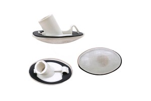 Πλαϊνό Φλας Φτερού Για Opel Corsa C 00-06 / Meriva A 03-10 / Combo C 00-12 Άσπρο 1 Τεμάχιο