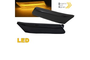 Πλαϊνά Φλας Φτερού Για Porsche 911 997 04-09 / Boxster 987 05-08 / Cayman 987C 05-08 Led Dynamic Φιμέ 2 Τεμάχια