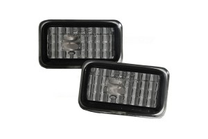 Πλαϊνά Φλας Φτερού Για Vw Golf 1 / 2 74-91 / Jetta 84-91 / Corrado 88-95 Smoke 2 Τεμάχια