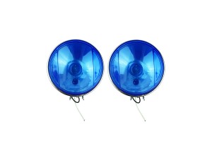 Προβολείς Στρόγγυλοι Universal Ø140mm H3 12V 55W LA-1515 35074 Μπλε 2 Τεμάχια