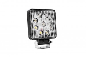 Προβολέας Εργασίας 9Led Τετράγωνος 110mm X 110mm 35W Flat 9-36V AWL07 Amio