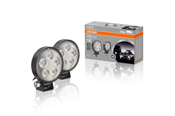 Προβολείς Εργασίας Set Osram Round VX70-SP 5 Led 12 / 24 Volt 20W LEDWL102-SP