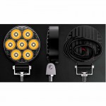 Προβολέας Εργασίας Στρόγγυλος Mini 7-Y Led 9-30 Volt 30W 2500lm 6000K LEDBAR-002 1 Τεμάχιο