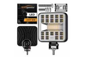 Προβολέας Εργασίας Τετράγωνος Mini 7-F 29 Led 9-40 Volt 90W 9000lm 6500k LΕDΒΑR-003 1 Τεμάχιο