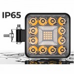 Προβολέας Εργασίας Τετράγωνος Mini 28 Led 9-40 Volt 90W 9000lm 6000k LΕDΒΑR-004 1 Τεμάχιο