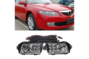 Προβολείς Ομίχλης Για Mazda 6 06-08 Με LedΜΖ-155L 2 Τεμάχια