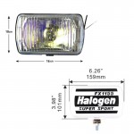 Προβολέας Αυτοκινήτου Universal Rainbow Με Καπάκι 12 Volt 55 Watt H3 Λάμπα FX-1155 1 Τεμάχιο