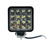 Προβολεας 16LED Τετραγωνο 12/24V