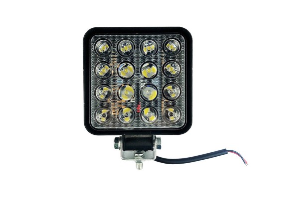 Προβολεας 16LED Τετραγωνο 12/24V