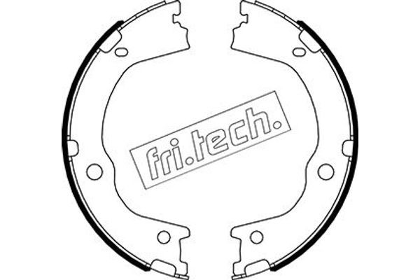 fri.tech. Σετ Σιαγόνων φρένων, Χειρόφρενο - 1046.227