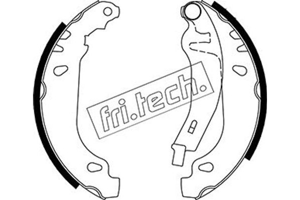 fri.tech. Σετ Σιαγόνων Φρένων - 1022.032Y