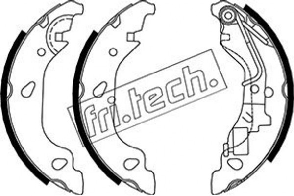 fri.tech. Σετ Σιαγόνων Φρένων - 1034.104Y