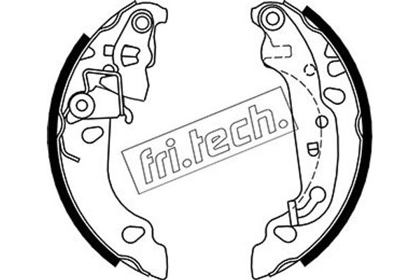 fri.tech. Σετ Σιαγόνων Φρένων - 1040.150
