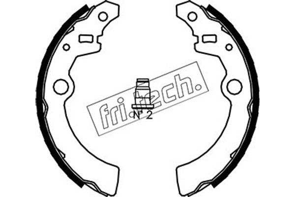 fri.tech. Σετ Σιαγόνων Φρένων - 1110.335