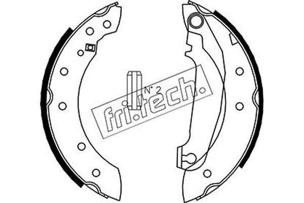 fri.tech. Σετ Σιαγόνων Φρένων - 1127.270