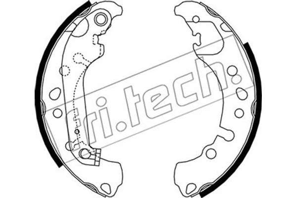 fri.tech. Σετ Σιαγόνων Φρένων - 1253.721