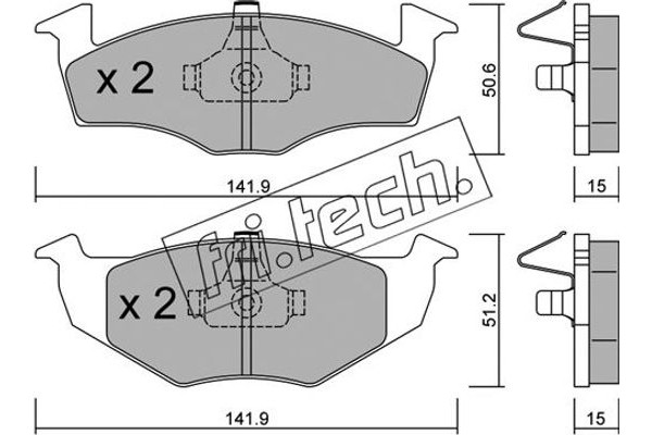 fri.tech. Σετ τακάκια, Δισκόφρενα - 215.2