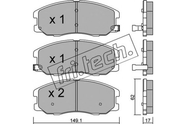 fri.tech. Σετ τακάκια, Δισκόφρενα - 794.0