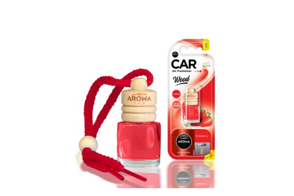 Aroma Car Αρωματικό Μπουκαλάκι Κρεμαστό Φράουλα 6ml