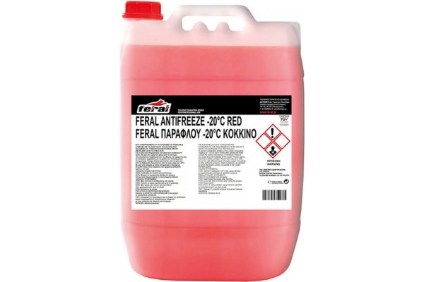 Αντιψυκτικό (Παραφλού) -20°C/+108°C Κόκκινο Feral 20lt 1 Τεμάχιο