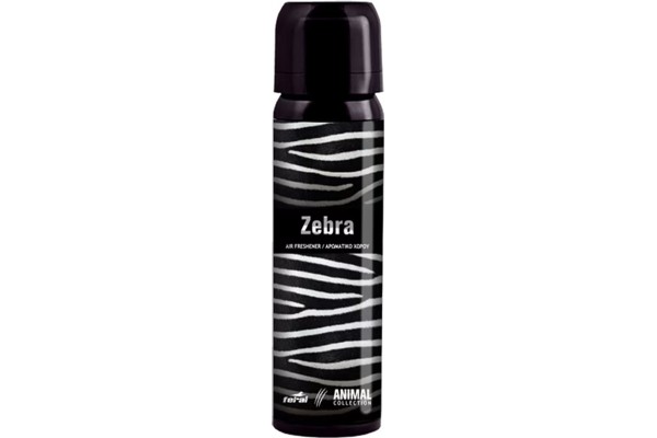 Αρωματικό Αυτοκινήτου Spray Feral Animal Collection Zebra 1 Τεμάχιο Αρωματικό Αυτοκινήτου Spray Feral Animal Collection Zebra 1 Τεμάχιο