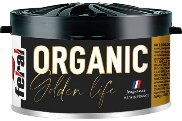 Αρωματικό Αυτοκινήτου Κονσέρβα Feral Με Άρωμα Golden Life 40gr 1 Τεμάχιο Αρωματικό Αυτοκινήτου Κονσέρβα Feral Με Άρωμα Golden Life 40gr 1 Τεμάχιο