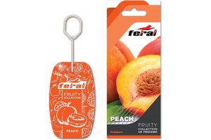 Αρωματικό Αυτοκινήτου Κρεμαστό Feral Fruity Collection Peach 1 Τεμάχιο