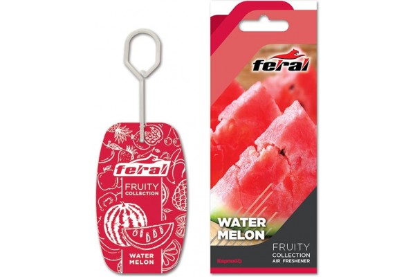 Αρωματικό Αυτοκινήτου Κρεμαστό Feral Fruity Collection Watermelon 1 Τεμάχιο Αρωματικό Αυτοκινήτου Κρεμαστό Feral Fruity Collection Watermelon 1 Τεμάχιο