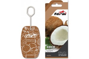 Αρωματικό Αυτοκινήτου Κρεμαστό Feral Fruity Collection Coconut 1 Τεμάχιο