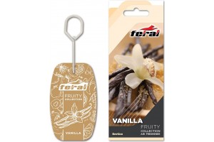 Αρωματικό Αυτοκινήτου Κρεμαστό Feral Fruity Collection Vanilla 1 Τεμάχιο