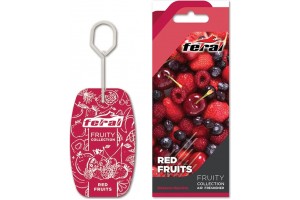 Αρωματικό Αυτοκινήτου Κρεμαστό Feral Fruity Collection Red Fruits 1 Τεμάχιο