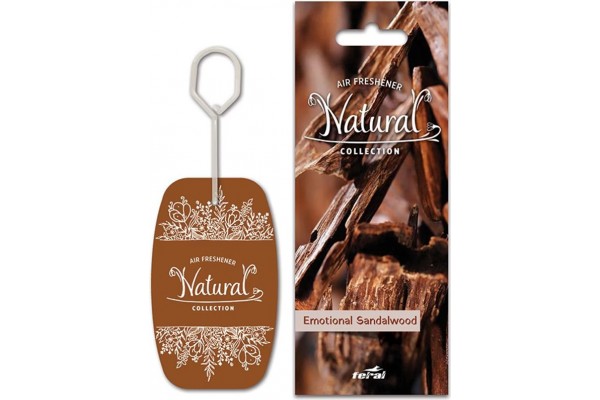 Αρωματικό Αυτοκινήτου Κρεμαστό Feral Natural Collection Sandalwood 1 Τεμάχιο