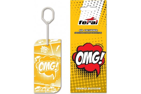 Αρωματικό Αυτοκινήτου Κρεμαστό Feral Speech Collection Omg 1 Τεμάχιο