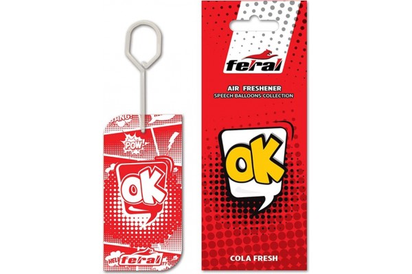 Αρωματικό Αυτοκινήτου Κρεμαστό Feral Speech Collection Ok 1 Τεμάχιο