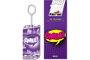 Αρωματικό Αυτοκινήτου Κρεμαστό Feral Speech Collection Smile 1 Τεμάχιο