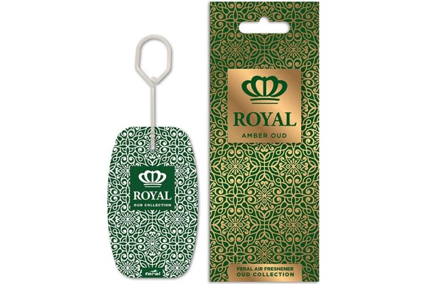 Αρωματικό Αυτοκινήτου Κρεμαστό Feral Royal Collection Amber Oud 1 Τεμάχιο Αρωματικό Αυτοκινήτου Κρεμαστό Feral Royal Collection Amber Oud 1 Τεμάχιο
