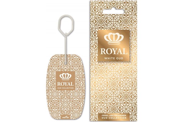 Αρωματικό Αυτοκινήτου Κρεμαστό Feral Royal Collection White Oud 1 Τεμάχιο