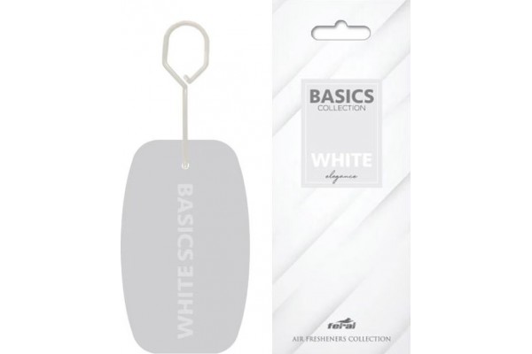 Αρωματικό Αυτοκινήτου Κρεμαστό Feral Basics Collection White Elegance 1 Τεμάχιο