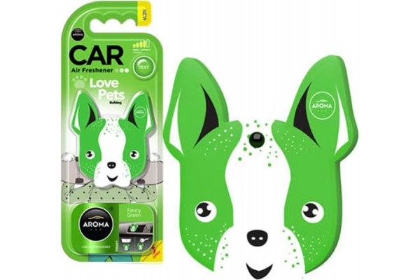Αρωματικό Αυτοκινήτου Κρεμαστό Aroma Dog Fancy Green 1 Τεμάχιο