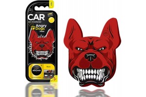 Αρωματικό Αυτοκινήτου Κρεμαστό Aroma Angry Dogs Pitbull Black 1 Τεμάχιο