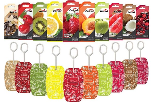 Σετ Αρωματικών Αυτοκινήτου Feral Fruity Collection 10 Τεμάχια Σετ Αρωματικών Αυτοκινήτου Feral Fruity Collection 10 Τεμάχια