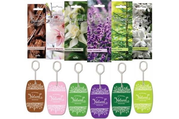 Σετ Αρωματικών Αυτοκινήτου Feral Natural Collection 6 Τεμάχια Σετ Αρωματικών Αυτοκινήτου Feral Natural Collection 6 Τεμάχια