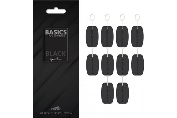 Σετ Αρωματικών Αυτοκινήτου Feral Basics Collection Black 10 Τεμάχια