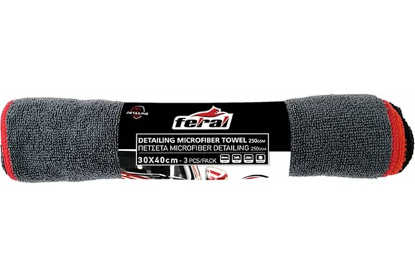 Πετσέτα Microfiber Feral Detailing Pro 30x40cm Ρολό 3 Τεμαχίων