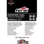 Πετσέτα Microfiber Feral Detailing Pro Drying Towel 60x40cm 1 Τεμάχιο
