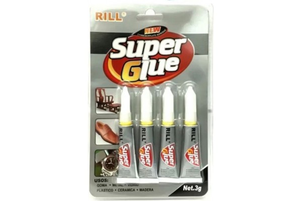 Κόλλα Στιγμής Σε Μπουκάλι Super Glue 4 Τεμάχια